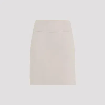 's Max Mara Ali Mini Skirt Doubleface In Light Grey