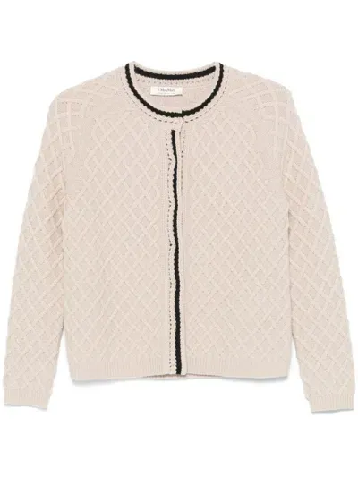 's Max Mara Baviera Cardigan In Neutrals