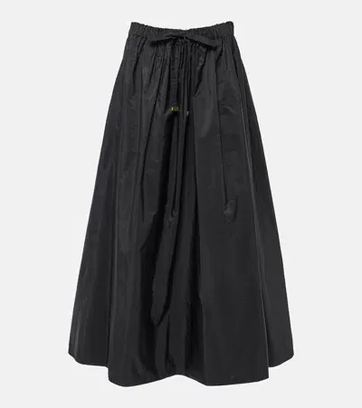 's Max Mara Lirica Taffeta Maxi Skirt In Black