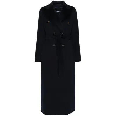 's Max Mara Picasso Coat In Blue