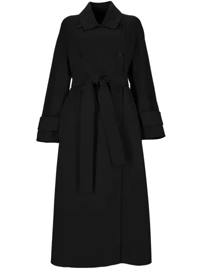 's Max Mara Hester Wool Trench Coat In Black