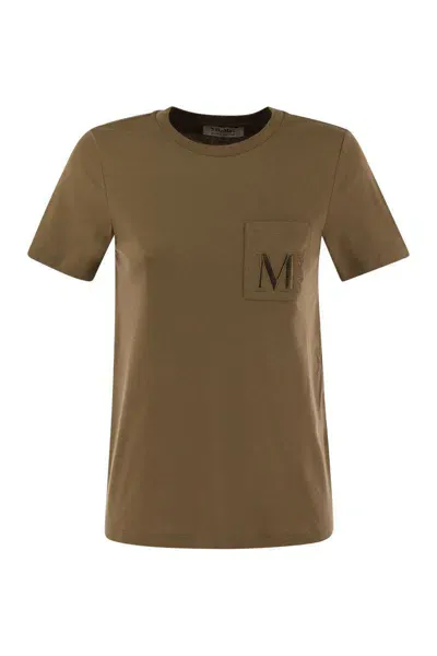 's Max Mara S Max Mara Madera Cotton T Shirt In Brown