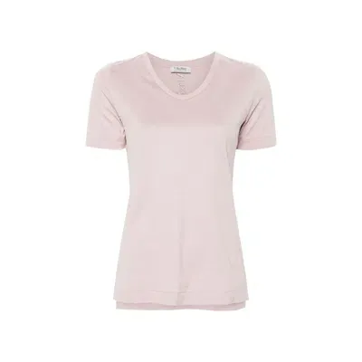 's Max Mara Max Mara Quito Cotton T-shirt In Pink