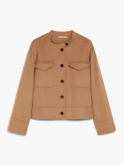 's Max Mara Women's Supremo Jacket Camel | Size 46 | 2429046043600045