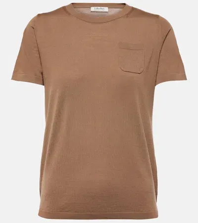 's Max Mara Wool Top In Beige