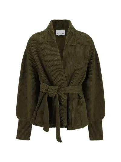 Sa Su Phi Cardigan In Military Green