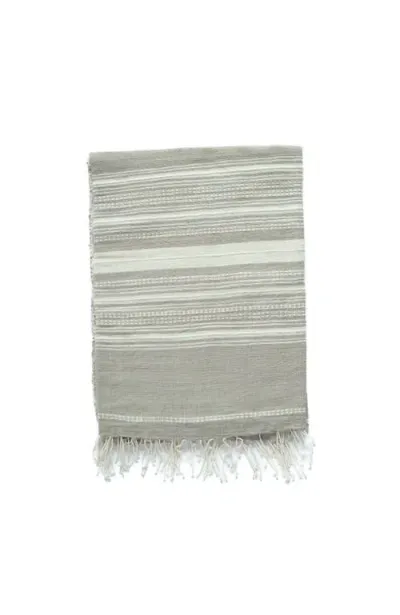 Sabahar Genale Hand Towel In Stone/natural