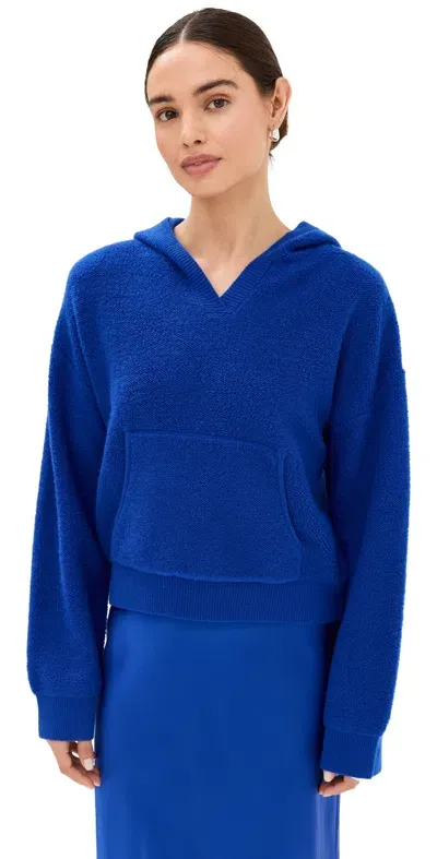 Sablyn Cashmere Kaycee Hooded Sweatshirt Lapis