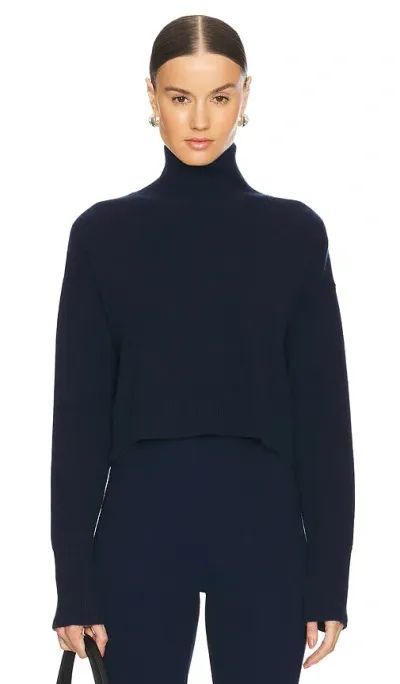 Sablyn Sable Turtleneck Sweater In Midnight Navy