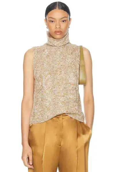 Sablyn Saige Top In Marled Matte Gold