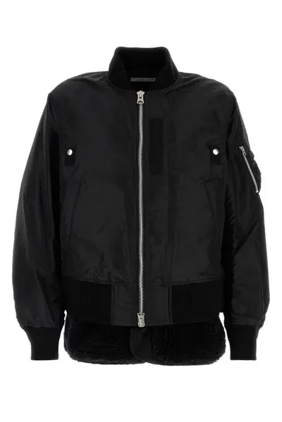 Sacai Buttoned Long In Black