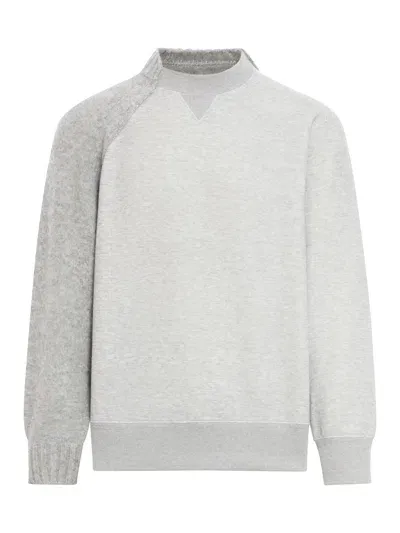 Sacai Sweater In Grey