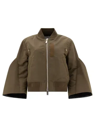 Sacai Jackets In Beige