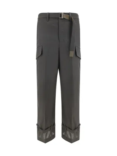 Sacai Pants In Green