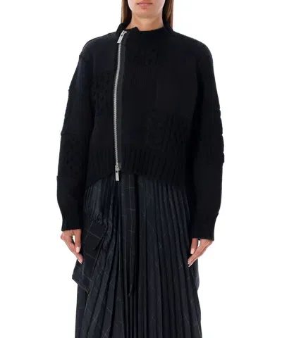 Sacai Sweaters In Black