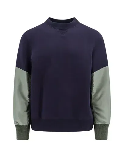 Sacai Sweatshirt In Blue