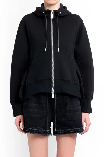 Sacai Sweatshirts In Black