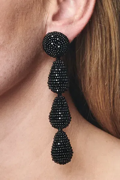 Sachin & Babi Eliza Earrings In Black