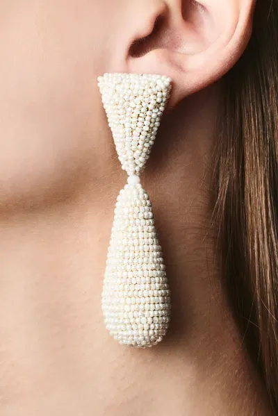 Sachin & Babi Rhea Earrings In Ivory