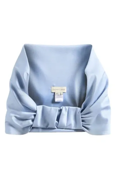 Sachin & Babi The Hug Stretch Mikado Wrap In Glacial Blue