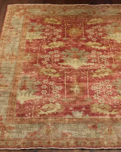 Safavieh Oushak Rug, 8' X 10' In Cranberry/sage