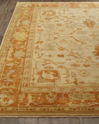 Safavieh Oushak Osh122 Brunswick Runner Rug, 3' X 10' In Ivory/rust