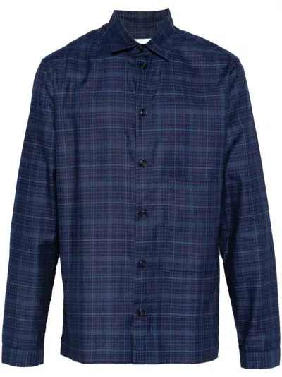 Sage Nation Blue Checked Shirt