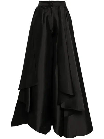 Saiid Kobeisy Asymmetric Trousers In Black