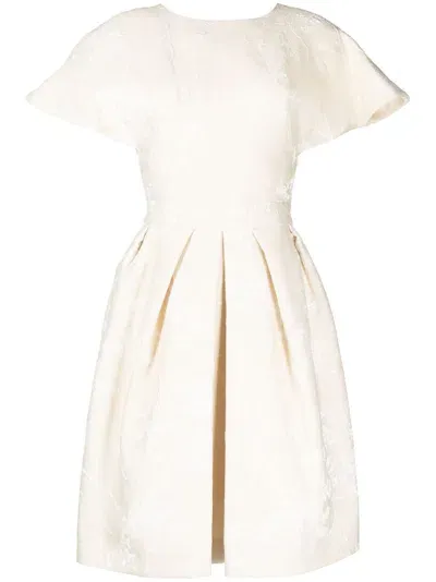 Saiid Kobeisy Knee-length Flared Dress In White