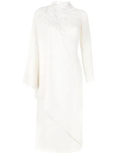 Saiid Kobeisy Kleid Mit Pailletten In White