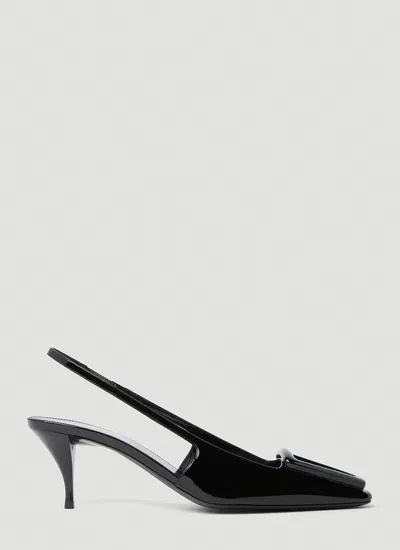 Saint Laurent 24 Slingback Pump In Black