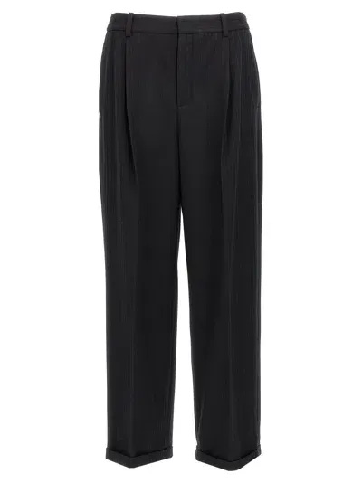 Saint Laurent 90 Pants Black In Noir