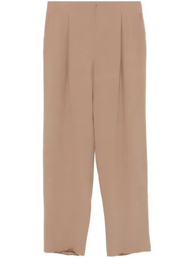 Saint Laurent 90's Trousers In Brown