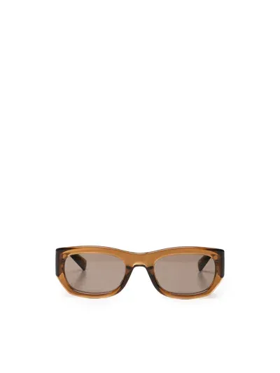 Saint Laurent Acetate Sunglasses Sl 713 In Marrone