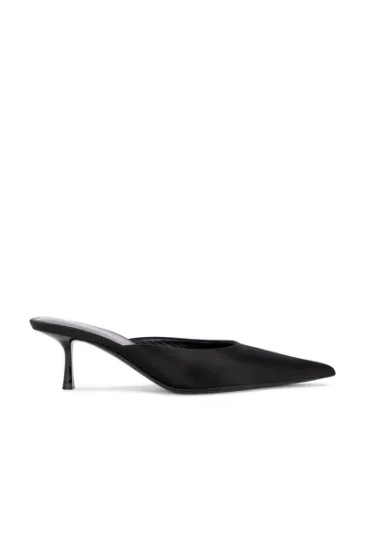 Saint Laurent Barbara Mule Pump In Black