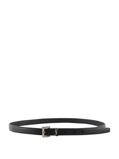 Saint Laurent Belt In Black