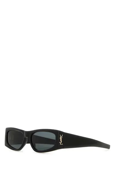 Saint Laurent Black Acetate Sl M140 Sunglasses In Blackblackblack