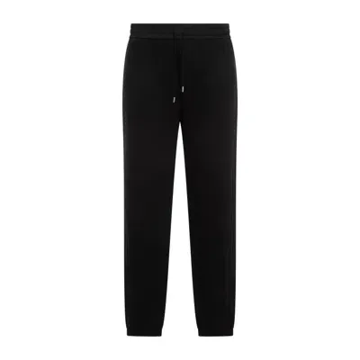 Saint Laurent Black Cotton Jogging Pants