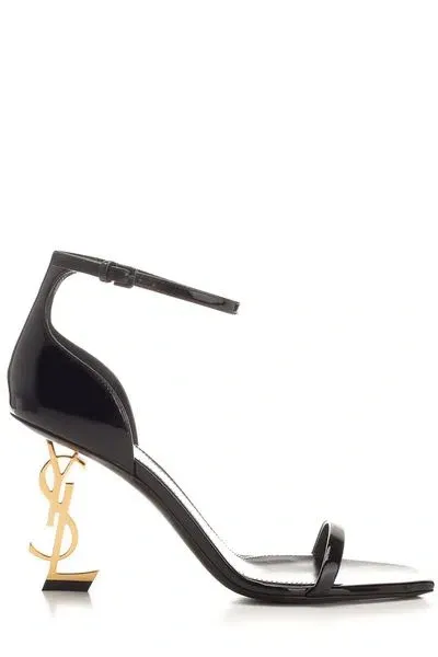 Saint Laurent Opyum 110 Heels Black In Black 1