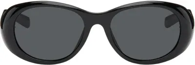 Saint Laurent Black Sl 736 Sunglasses In Black-black-black