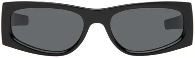 Saint Laurent Black Sl M140 Sunglasses In 001 Black