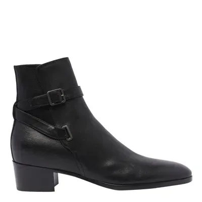 Saint Laurent Boots In Black