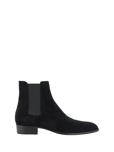 Saint Laurent Boots In Black