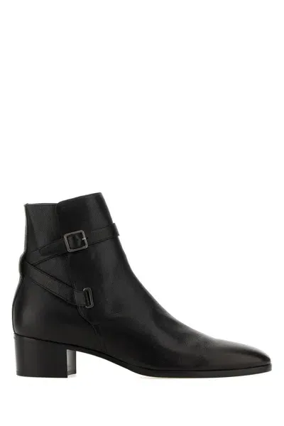 Saint Laurent Boots In Black