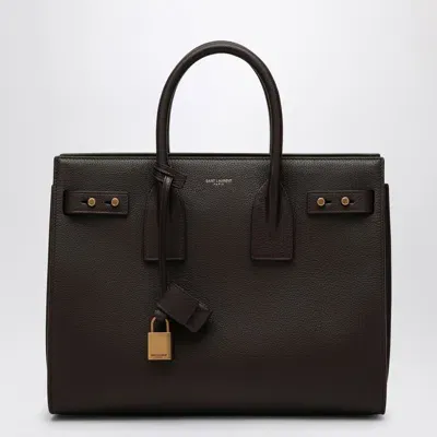 Saint Laurent Brown Small Sac De Jour Bag