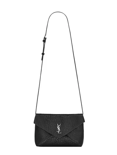 Saint Laurent Cassandra Shoulder Bag In Black