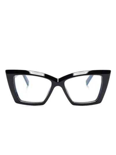 Saint Laurent Cat-eye Glasses In Black