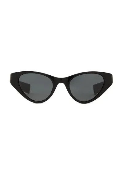 Saint Laurent Cat Eye Sunglasses In Black