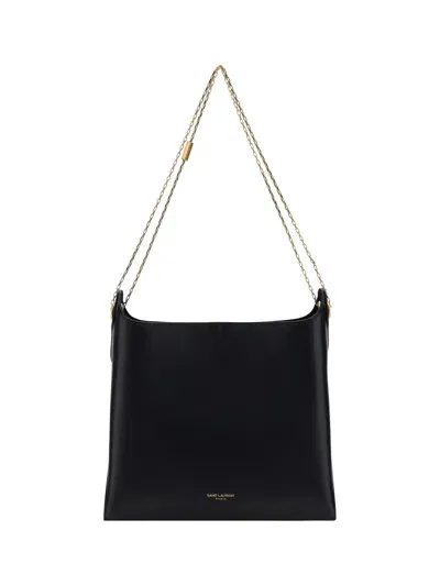 Saint Laurent Chain Shoulder Bag In Nero