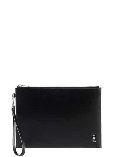 Saint Laurent Clutch In Black